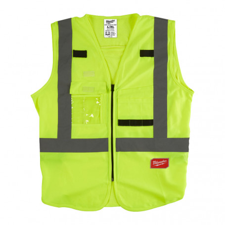 GILET GIALLO AD ALTA VISIBILITA' TAGLIA ''L/XL'' - CERTIF 4058546297893