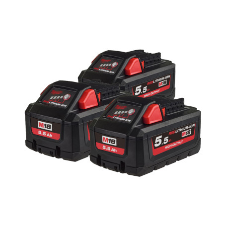 Milwaukee KIT TRAPANO AVVITATORE TASSELLATORE SMERIGLIATRICE 3 BATT. mod.  M18 FPP4A-503P