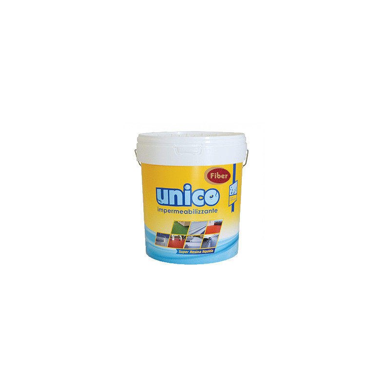 UNICO 5 FIBER - GUAINA LIQUIDA FIBRATA IMPERMEABILIZZANTE MONOCOMPONEN