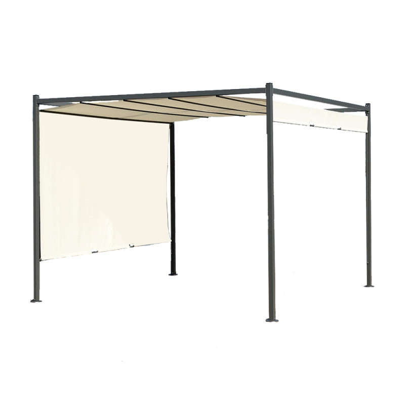 Telo di ricambio per gazebo 3x3 m bianco da 220 gr/mq