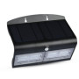 6. 8W LED Solar Wall Light 4000K+4000K Black+Black Body