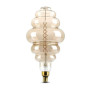 8W S200 Led Smoky /Double Filament Bulb 1800K E27 Dimmable