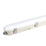 48W Led Wp Lamp Fitting 150Cm With Samsung Chip-Milky Cover+Ss Clips 4000K