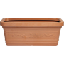 VASO RETTANGOLARE MAXI FESTONATO "TERRACOTTA"  60X32X28HCM