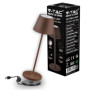 LED 2W TABLE LAMP(4400MA BATTERY) 3000K IP54 CORTEN BODY