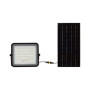 10W LED SOLAR FLOODLIGHT 6400K REPLACEABLE BATTERY 3M WIRE BLACK BODY