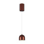 8. 5W LED HANGING LAMP Φ100 ADJUSTABLE WIRE TOUCH ON/OF BROWN BODY 3000K