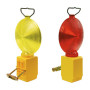 LAMPADA STRADALE DI SEGNALAZIONE "SEGNALITE" CON LED - LUCE ARANCIO - BATTERIA 1X6V - MAURER Prodottiferramenta 82469