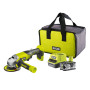 R18AG-140S SMERIGLIATRICE BRUSHLESS 18V DISCO 115MM + 1 BATTERIA DA 4 AH RYOBI prodottiferramenta 5133004301 4892210172129