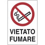 CARTELLO ''VIETATO FUMARE'' IN PLASTICA - 30X20CM - D&B VERONA prodottiferramenta P0024700 8024814359231