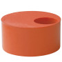 TAMPONE DI RIDUZIONE SEMPLICE DIAMETRO 125/100 MM IN PVC DI COLORE ARANCIONE - BIGMAT prodottiferramenta TAS12510