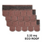 ECO ROOF - TEGOLA CANADESE PACCO 2,32 MQ 16 FOGLI 2113080092013 prodottiferramenta