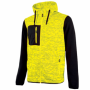 FELPA C/CERNIERA GIALLO FLUO "RAINBOW"  TG. L  U-POWER