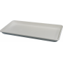 SOTTOVASO RETTANGOLARE MAXI FESTONATO - COLORE BIANCO - 80X32X4,8H CM - BIGMAT prodottiferramenta 73392