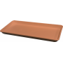 SOTTOVASO RETTANGOLARE MAXI FESTONATO - COLORE TERRACOTTA - 90X36X6H CM - BIGMAT prodottiferramenta 73535