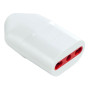 RS9705B - PRESA MOBILE BIVALENTE 2P+T 10/16A 250V - COLORE BIANCO - ROSI prodottiferramenta 8056131001753